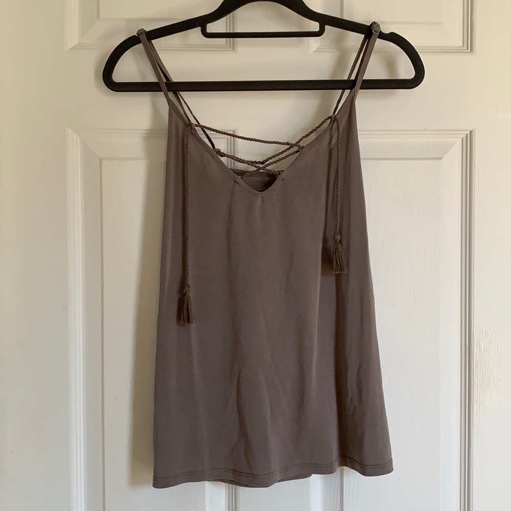 ABERCROMBIE - Criss Cross Tank - Picture 1 of 5